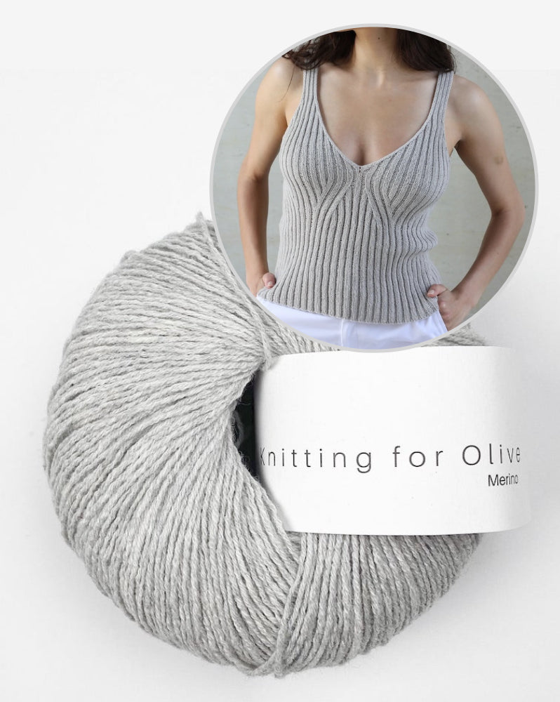 Y-Top | ribbed shirt with perfect fit from Merino by Knitting for Olive