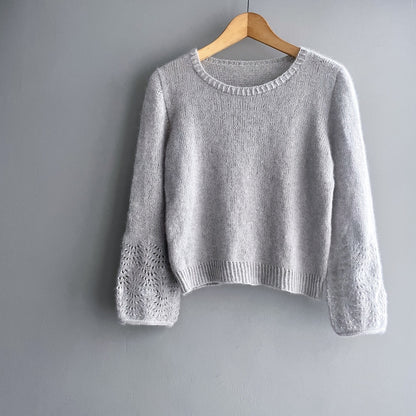 Felicity Shirt | zarte Musterärmel aus Classic Cashmere von Cardiff