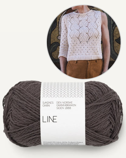 Yua Shirt | romantisches Lacemuster aus Line von Sandnes Garn