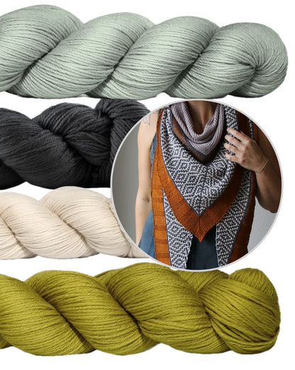 Zimtstern | unistav muster lõngast Cheeky Merino Joy, autor Rosy Green Wool