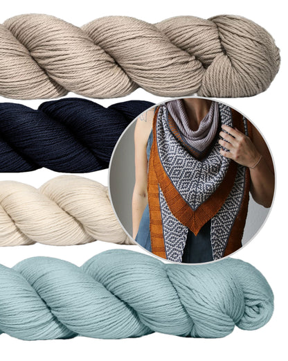 Zimtstern | unistav muster lõngast Cheeky Merino Joy, autor Rosy Green Wool