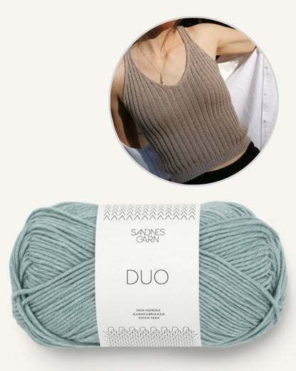 Zoe Top | avec un ajustement parfait en duo de Sandnes Garn