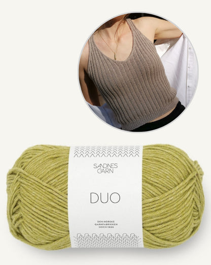 Zoe Top | avec un ajustement parfait en duo de Sandnes Garn