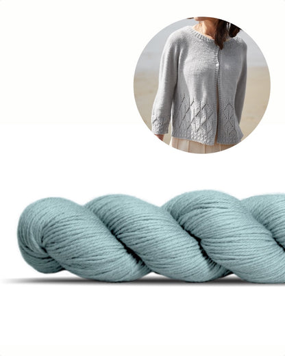 Gilet Caresse | Veste délicate en Lovely Merino Treat de Rosy Green Wool