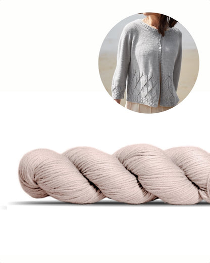 Gilet Caresse | Veste délicate en Lovely Merino Treat de Rosy Green Wool