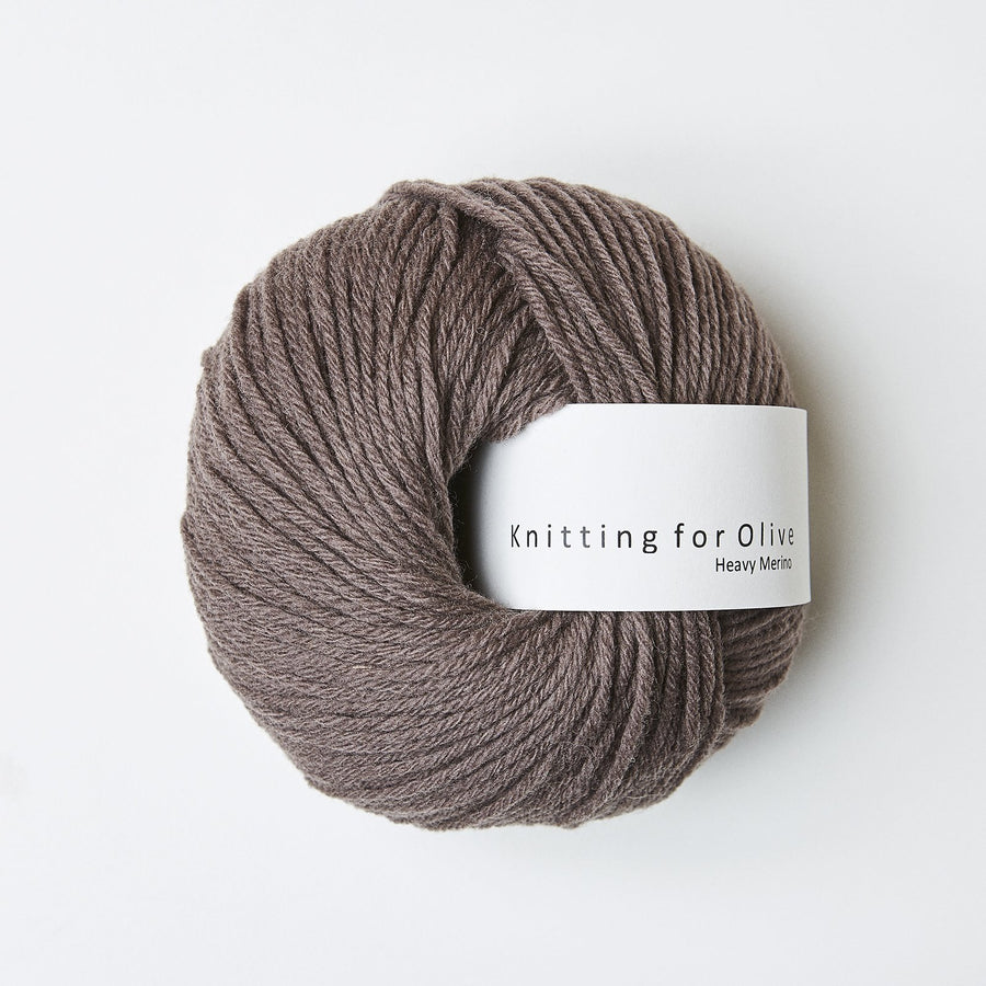 Knitting for Olive Heavy Merino Farbe plum clay