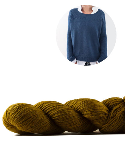 Neona Pullover | schlicht und schän aus Cheeky Merrino Joy von Rosy Green Wool