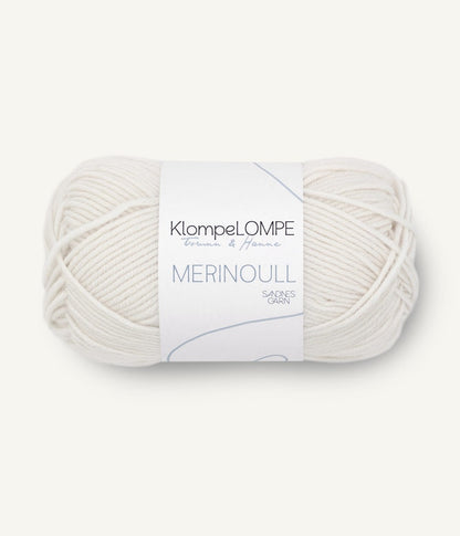 Sandende Garn Klompelompe Merinoull Farbe 1013
