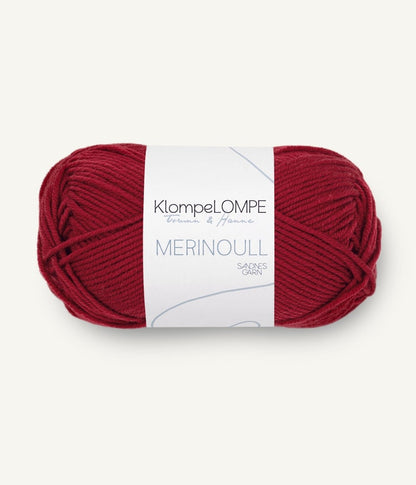 Sandende Garn Klompelompe Merinoull Farbe 4236
