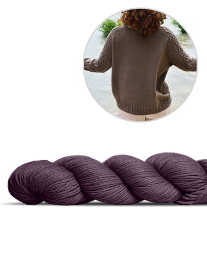 Vivat Pullover | feines Zopfmuster aus Lovely Merino Treat von Rosy Green Wool
