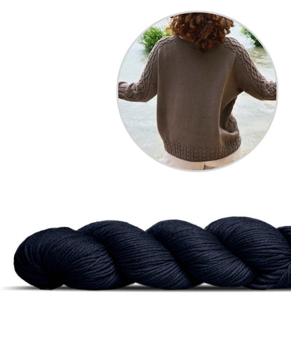 Vivat Pullover | feines Zopfmuster aus Lovely Merino Treat von Rosy Green Wool