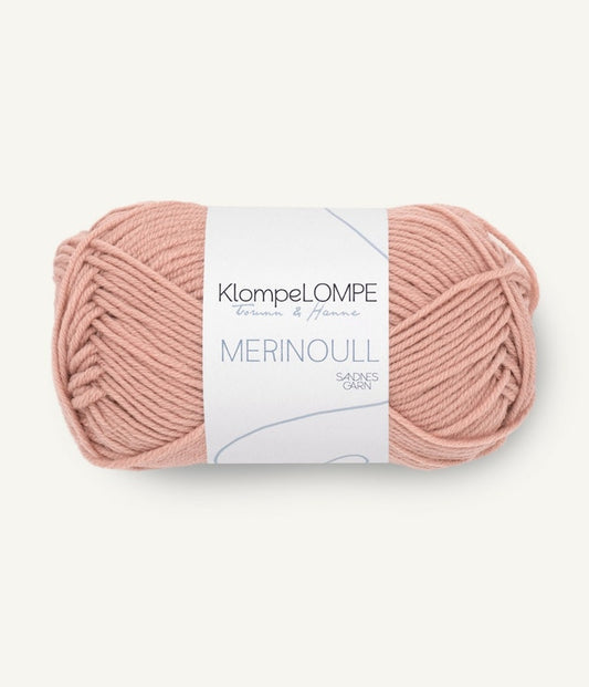 Sandende Garn Klompelompe Merinoull Farbe 3332