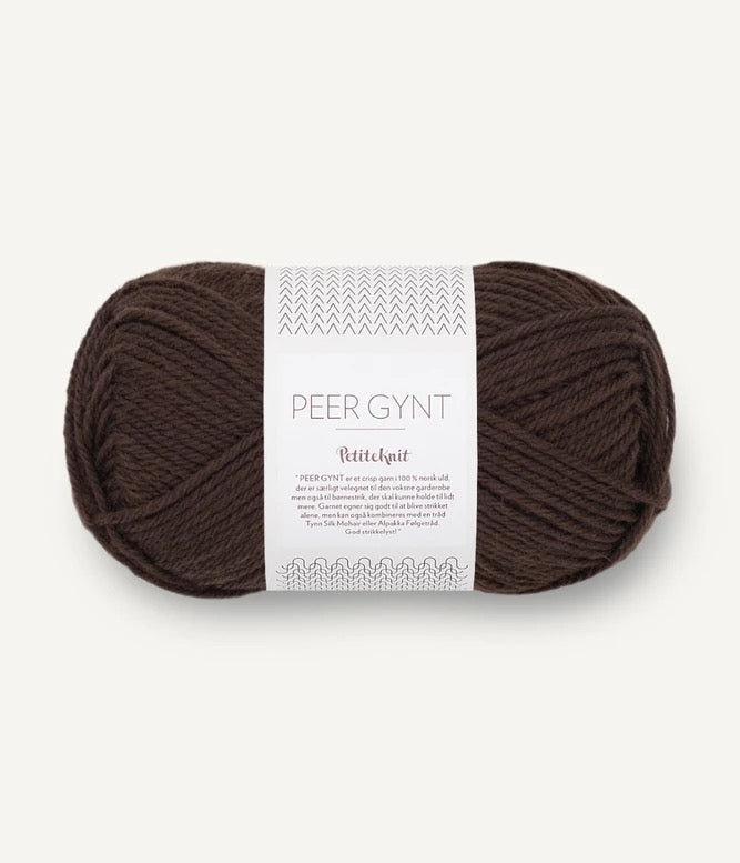 Sandnes, Peer Gynt by PetiteKnit, cacao nibs 3091