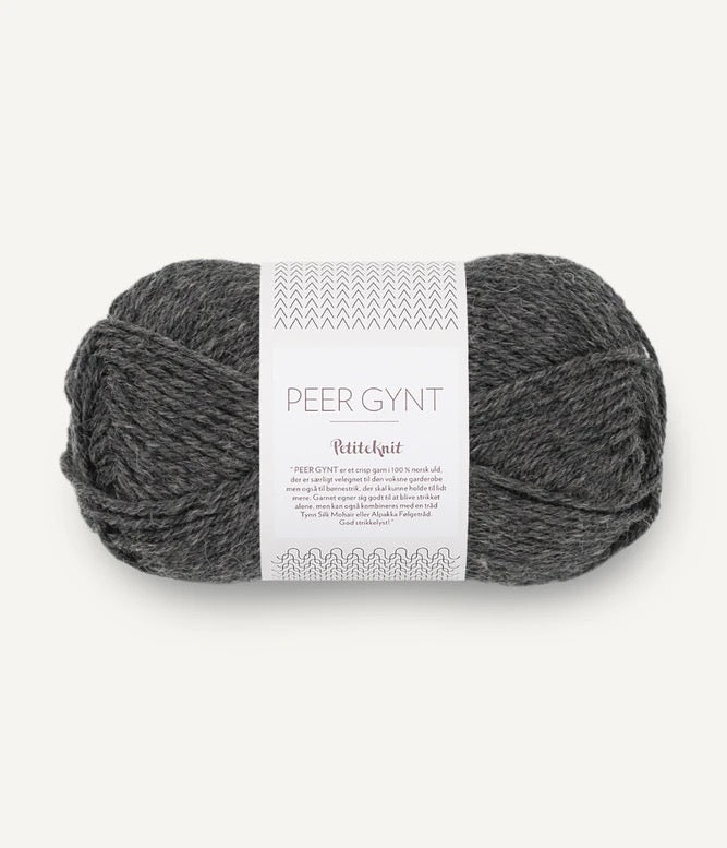 Sandnes, Peer Gynt by PetiteKnit, charcoal melange 1065